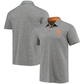 Columbia Men's Columbia Gray Tennessee Volunteers Tech Trail Omni-Shade Polo 