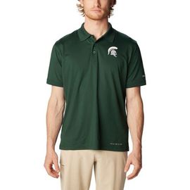 Columbia Men's Columbia Green Michigan State Spartans PFG Tamiami Omni-Shade Polo 