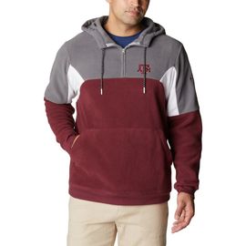 Columbia Men's Columbia Maroon Texas A&M Aggies Lodge Quarter-Zip Hoodie 