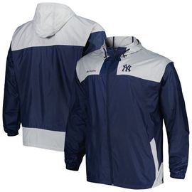 Columbia Men's Columbia Navy New York Yankees Flash Forward Challenger Omni-Shade Full-Zip Windbreaker 
