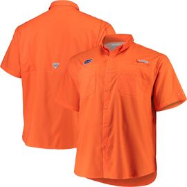 Columbia Men's Columbia Orange Florida Gators Big & Tall Collegiate Tamiami Button-Down Shirt 
