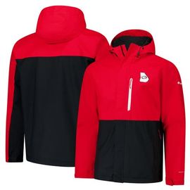Columbia Men's Columbia Red Georgia Bulldogs Field Bound Omni-Tech™ Full-Zip Jacket 