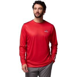 Columbia Men's Columbia Red Georgia Bulldogs PHG Terminal Shot Long Sleeve T-Shirt 