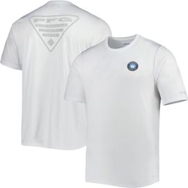Columbia Men's Columbia White Charlotte FC Terminal Tackle Omni-Shade T-Shirt 