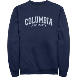 Columbia University Columbia University Men's Classic Collegiate Logo Long Sleeve Crewneck Sweatshirt