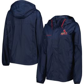 Columbia Women's Columbia Navy St. Louis Cardinals Flash Challenger Windbreaker Jacket 