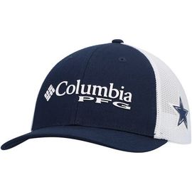Columbia Youth Columbia Navy Dallas Cowboys PFG Mesh Snapback Hat 