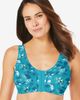 Comfort Choice Comfort Choice 3 Pack Front Close Cotton Wireless Bra (plus) - 5