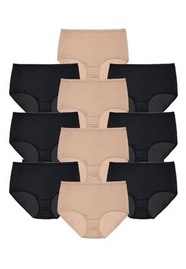Comfort Choice Comfort Choice Full Coverage Classic Nylon Brief Pack