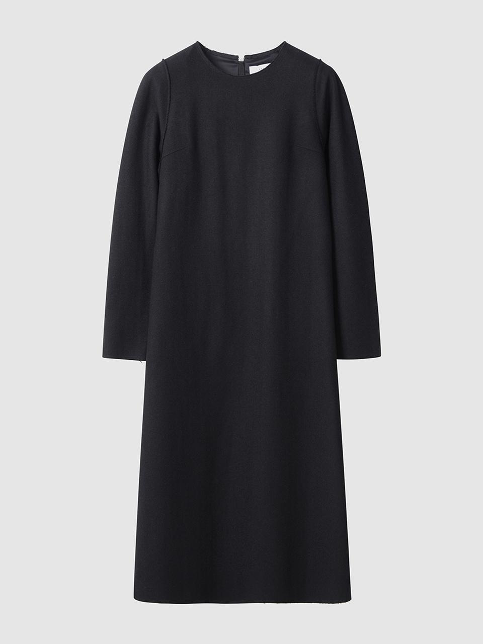 comgen A-line wool blend dress NAEW0 - WOP020 450