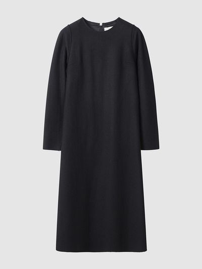 comgen A-line wool blend dress NAEW0 - WOP020 450