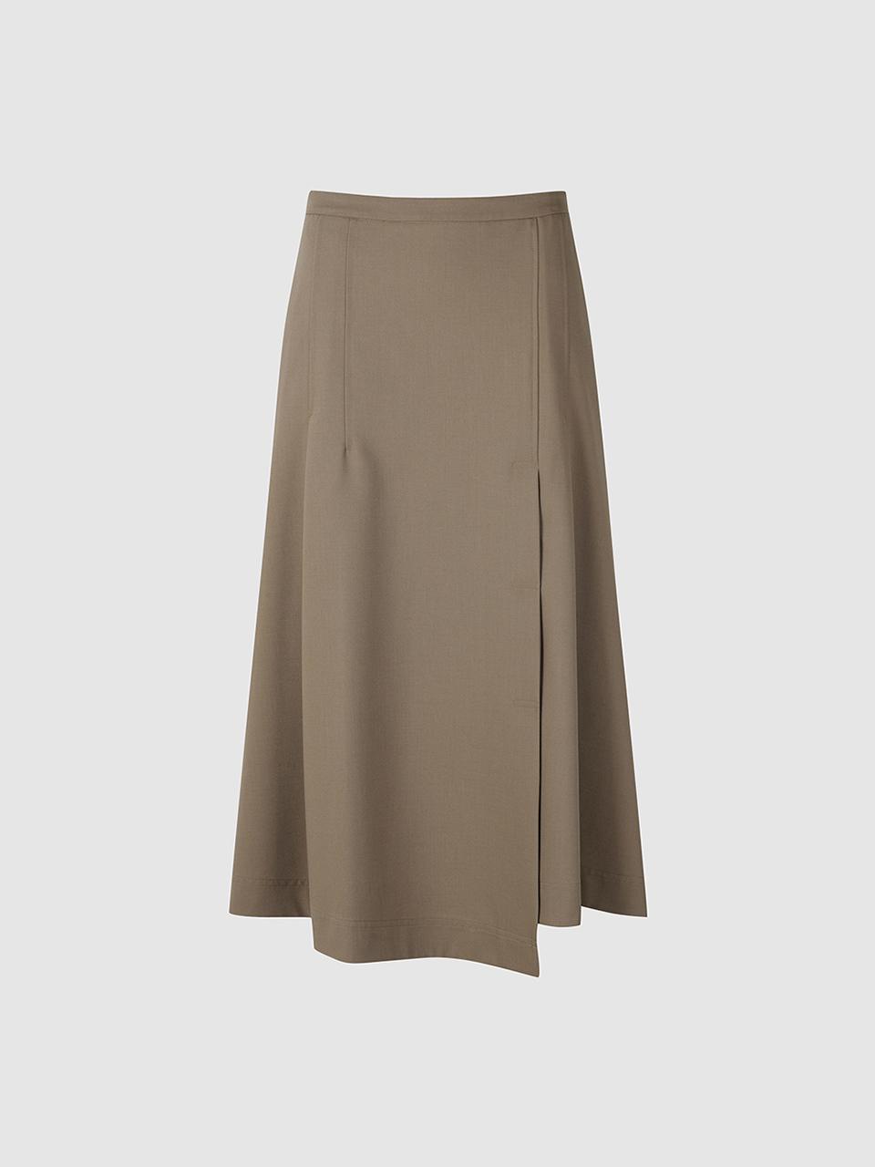 comgen asymmetric hem A line skirt NAEF7 WQS320_470