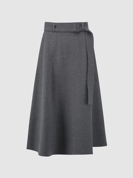 comgen Belted Flared Skirt NAEW0 - WQS070_431
