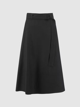 comgen Belted Flared Skirt NAEW0 - WQS070_450