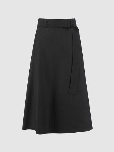 comgen Belted Flared Skirt NAEW0 - WQS070_450