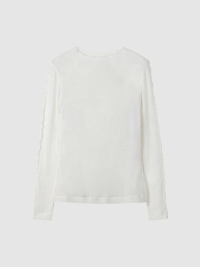 comgen Boat neck embroidered T-shirt NAEF8 WKL150_130