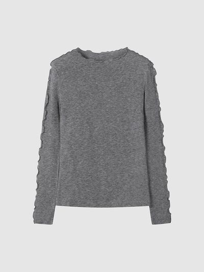 comgen Boat neck embroidered T-shirt NAEF8 WKL150_431