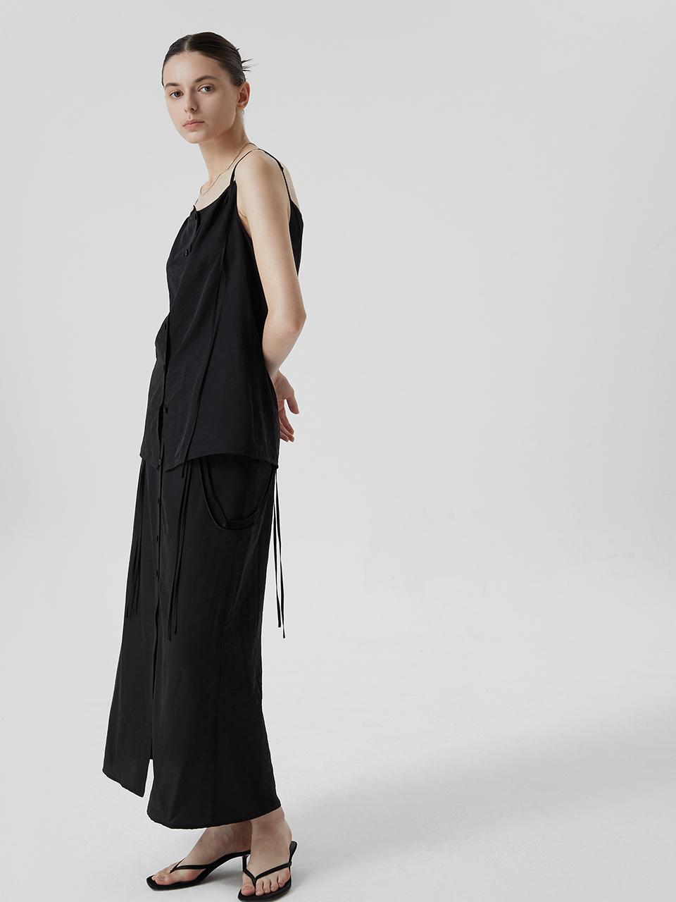comgen Button Detail dress NAEU4 - WOP070450