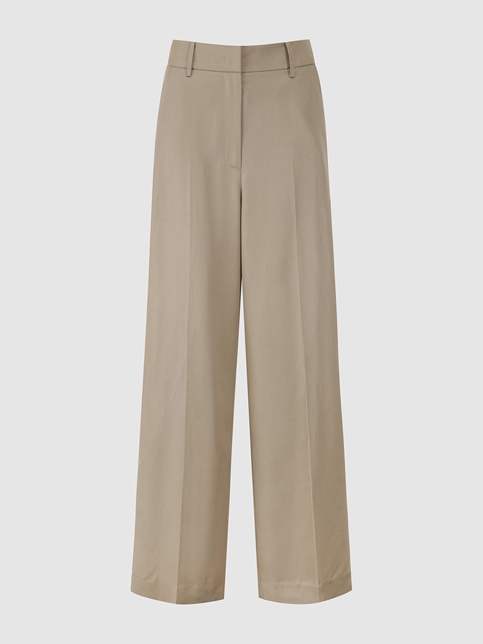 comgen Carpenter Detail Elastic Waist Straight Pants (NAFU4-WPL180)