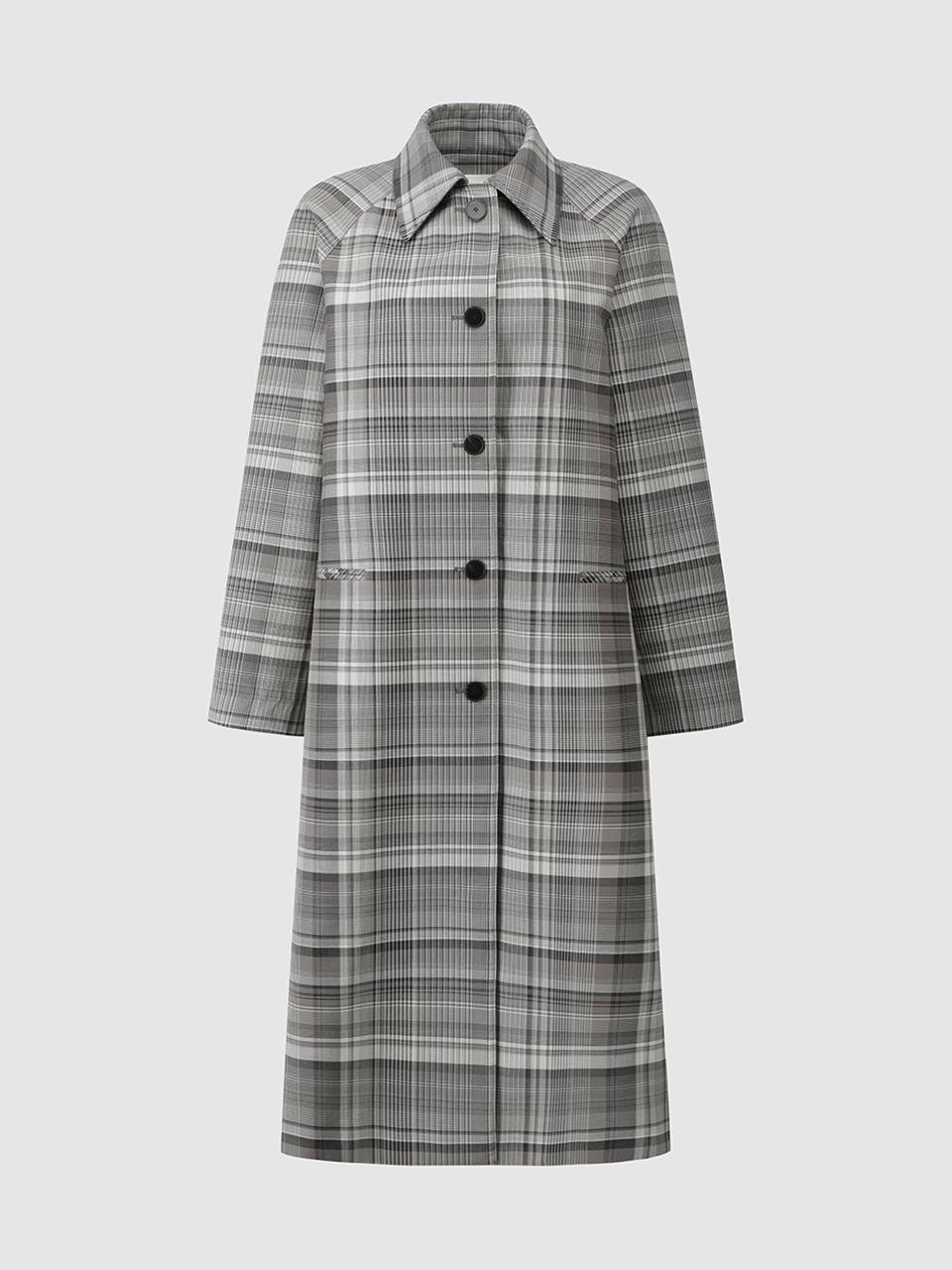 comgen Check Mac Coat (NAFS1-WCL010_432)