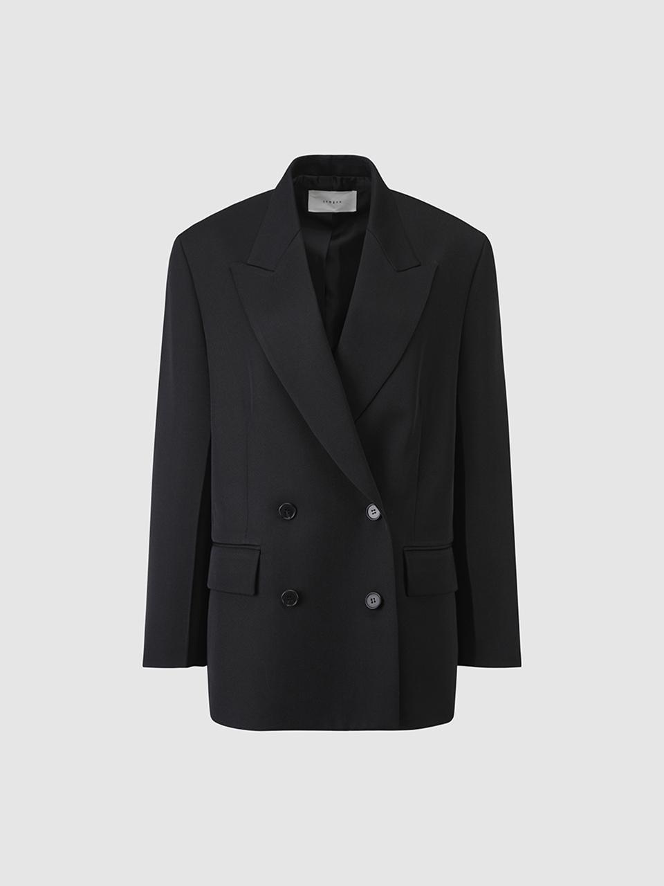comgen Double-breasted Loose-fit Peaked Collar Jacket (NAFS1-WJK010_450)