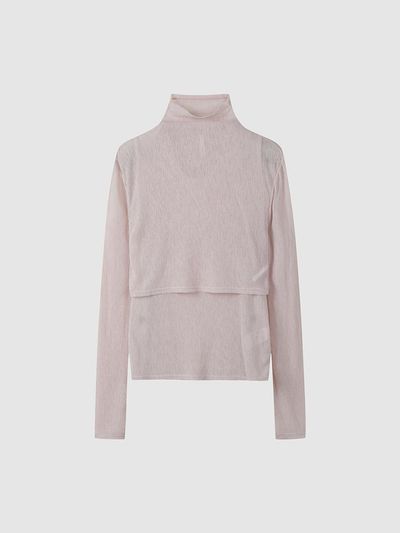 comgen Half Neck Slit Detail Long Sleeve NAEF8 WKL160_750