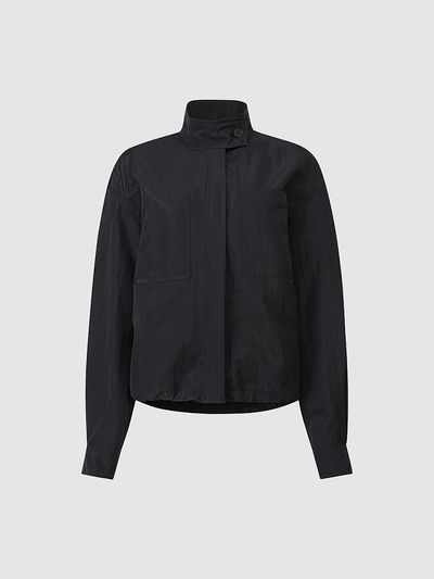 comgen Hem String Stand Collar Shirt NAES1-WRC040450