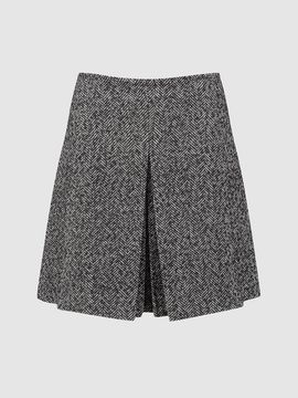 comgen Herringbone mini skirt NAEW0 - WQS060 457