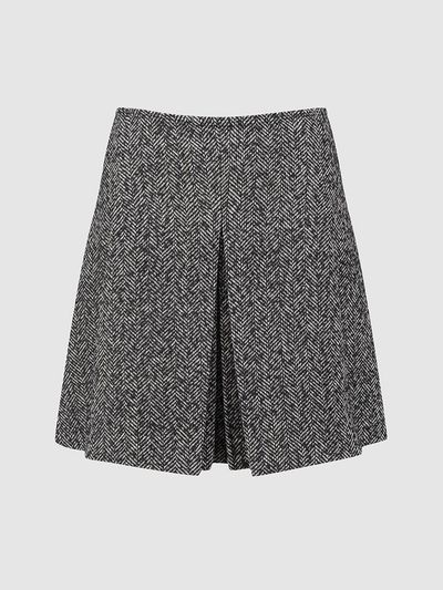 comgen Herringbone mini skirt NAEW0 - WQS060 457