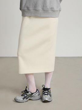 comgen Jacquard H-Line Long Skirt (NAFS1-WQS050_120)
