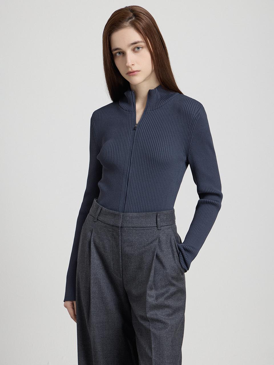 comgen Knitwear Zipper Cardigan NAEF8-WSC040_460