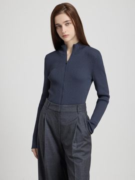 comgen Knitwear Zipper Cardigan NAEF8-WSC040_460