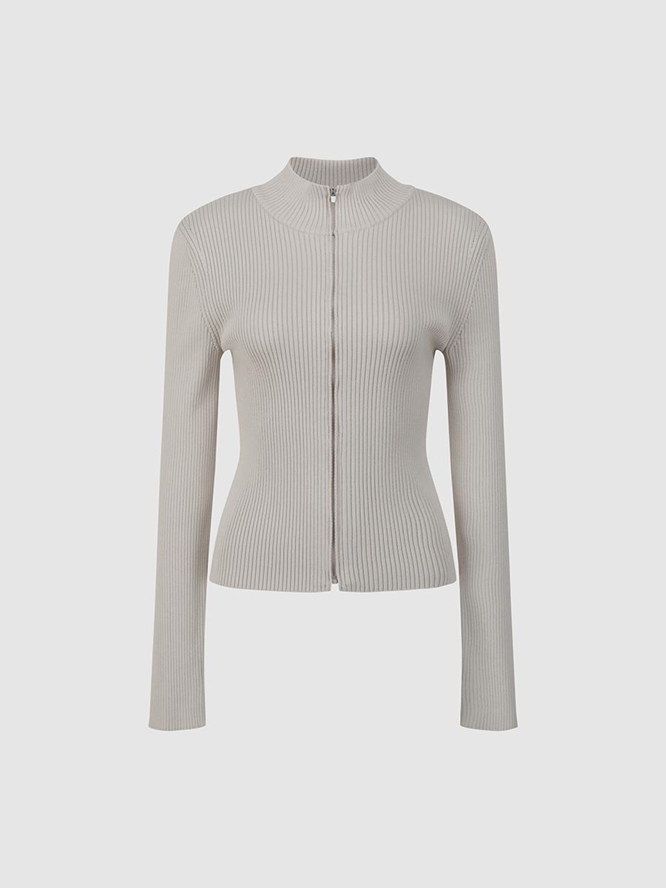 comgen Knitwear Zipper Cardigan NAEF8-WSC040_890