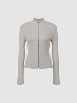 comgen Knitwear Zipper Cardigan NAEF8-WSC040_890