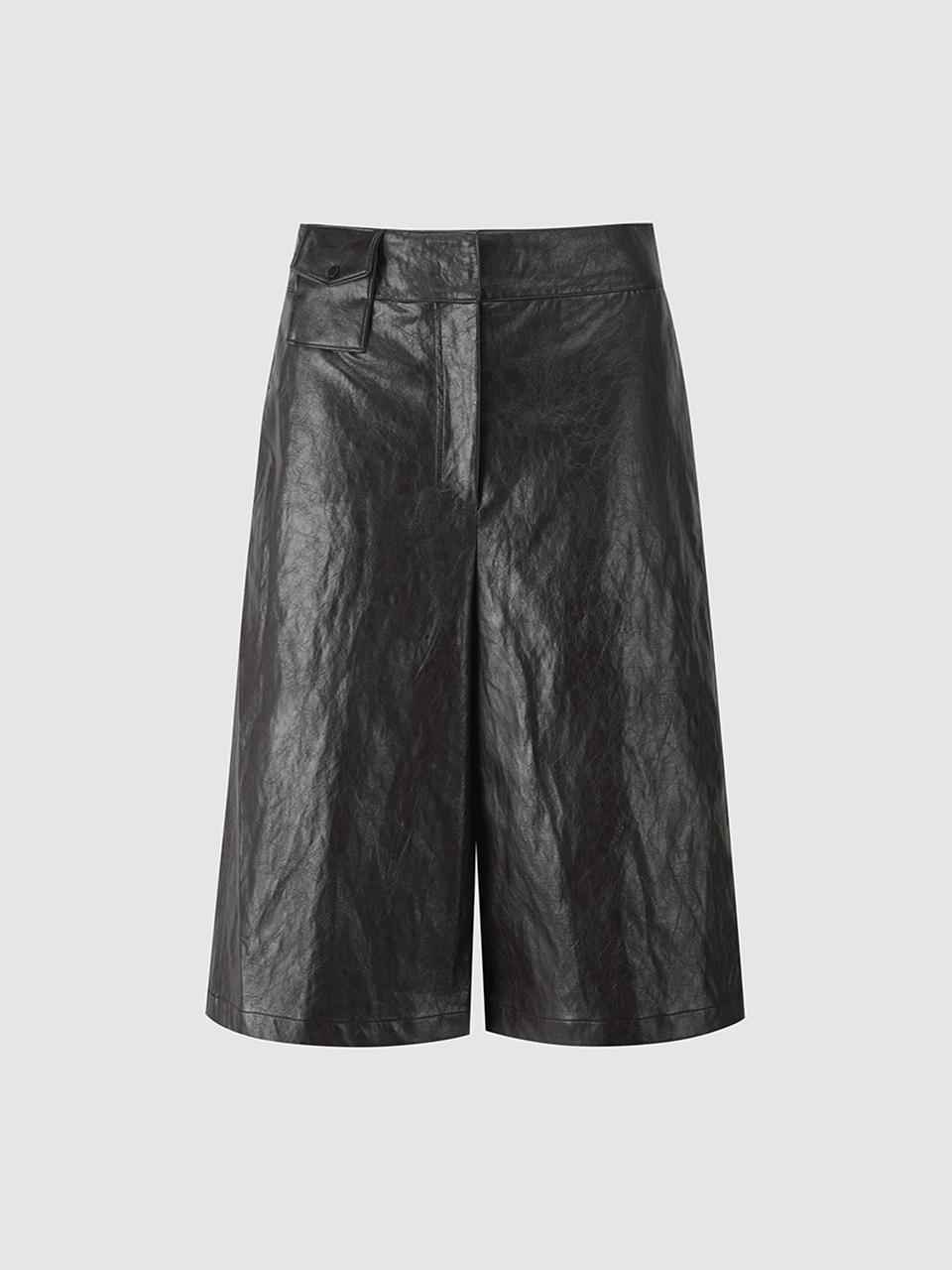comgen Leather Bermuda Pants NAEF8 - WPH280 300