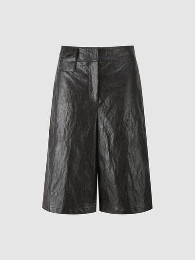 comgen Leather Bermuda Pants NAEF8 - WPH280 300