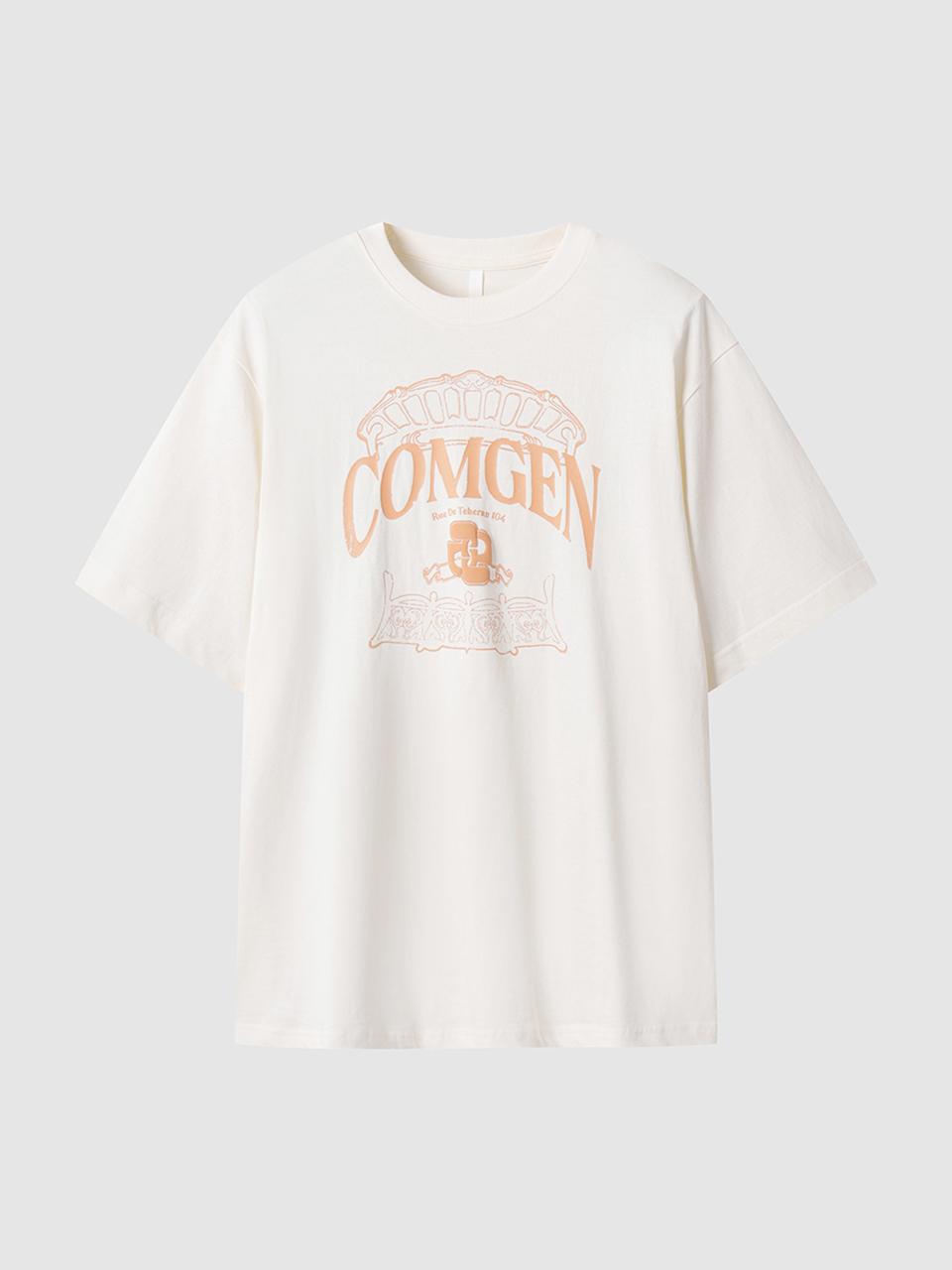 comgen Logo Essential Loose Fit Cotton T-shirt (NAFU3-WKS030_120)