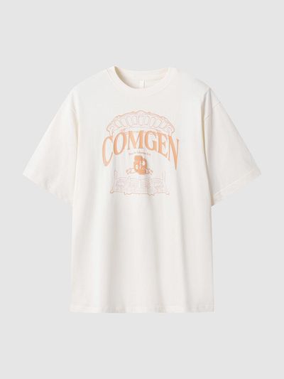 comgen Logo Essential Loose Fit Cotton T-shirt (NAFU3-WKS030_120)