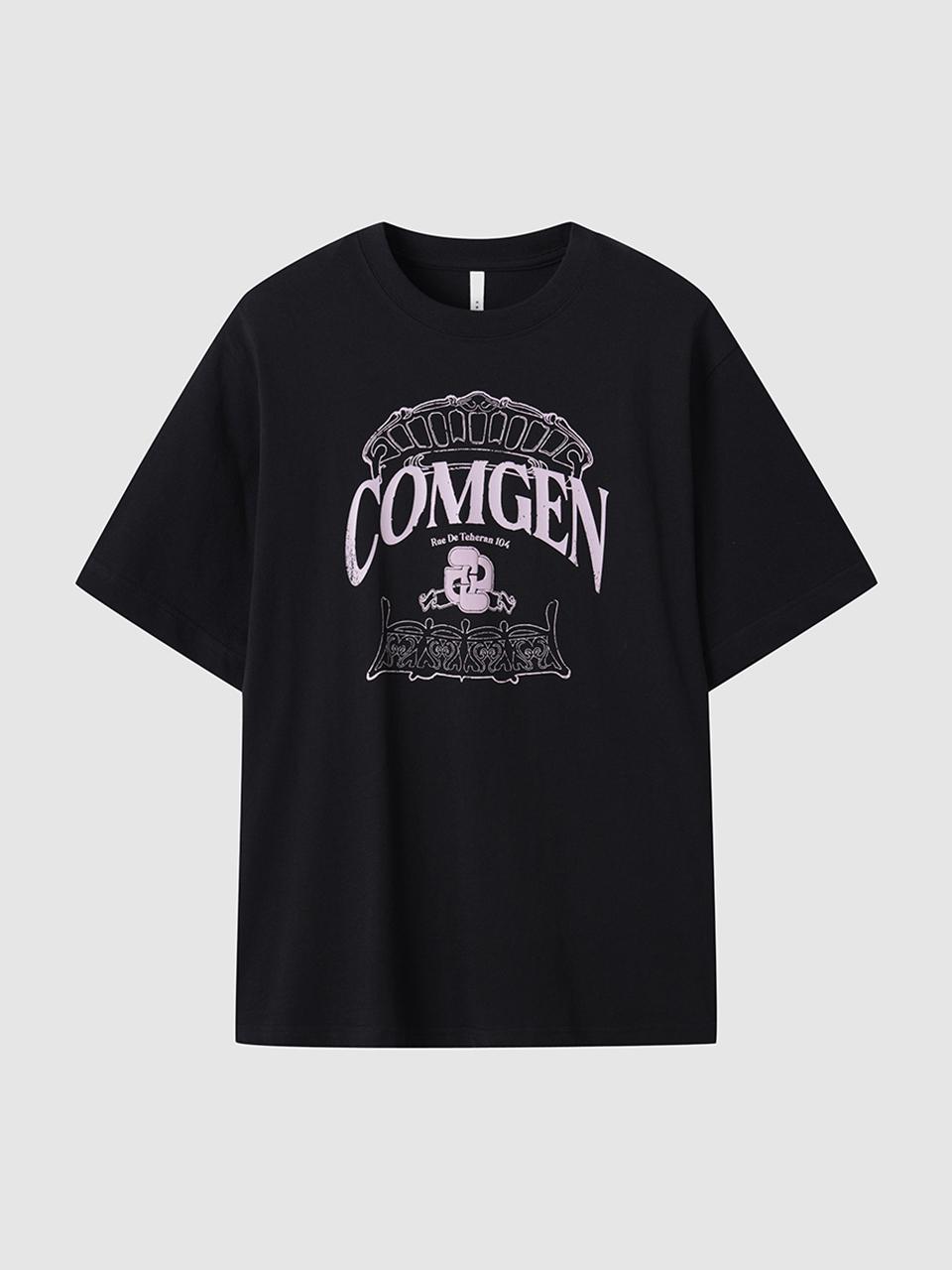 comgen Logo Essential Loose Fit Cotton T-shirt (NAFU3-WKS030_450)