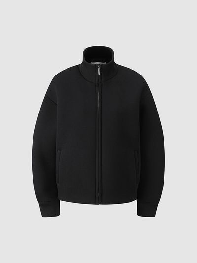 comgen Neoprene High Neck Ribbed Lightweight Jumper (NAFS1-WGJ020_450)
