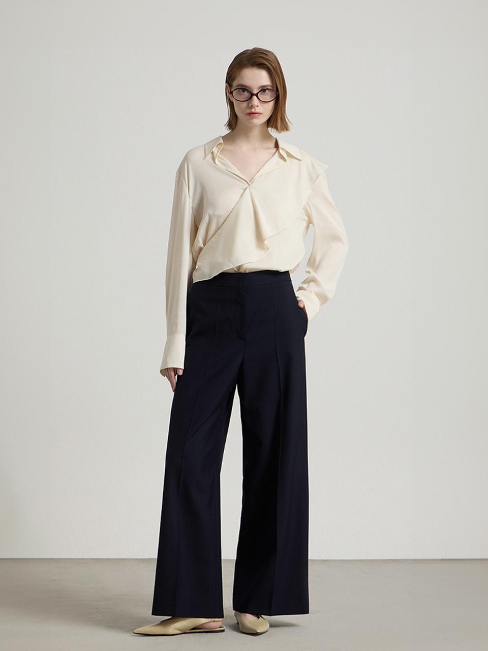 comgen Open Neck Scarf Blouse 120 (NAFU3-WRC010)