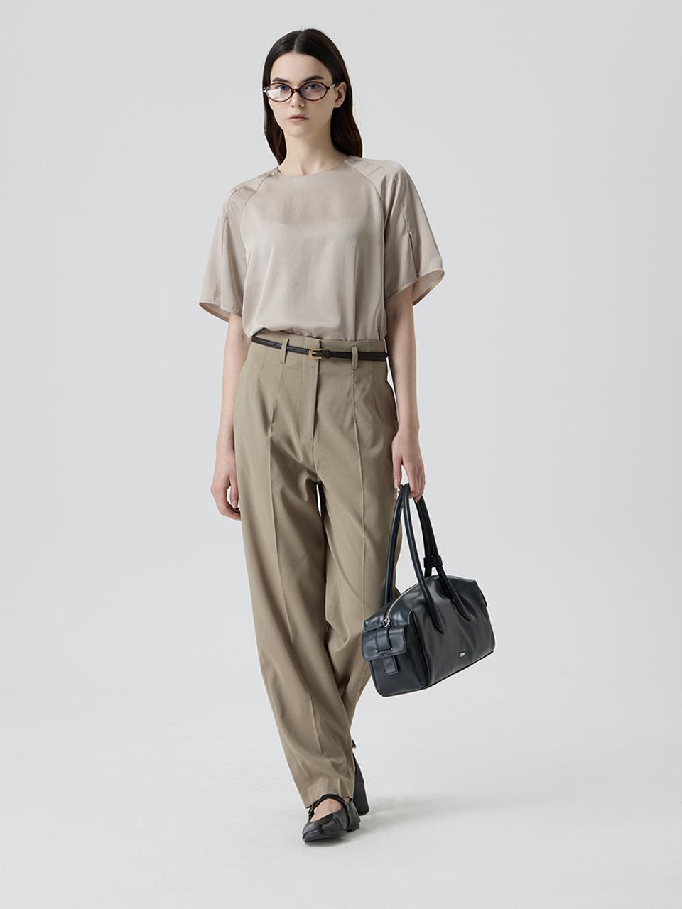 comgen Raglan Shoulder Tuck Blouse NAEF7 - WRC050_150