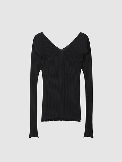 comgen See-through Sleeve Pullover Sweater (NAFU4-WSP030)