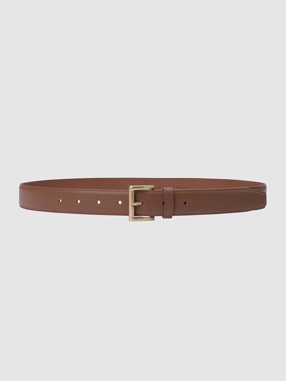 comgen Square Basic Full-grain Leather Belt (NAFU3-WAB020_530)