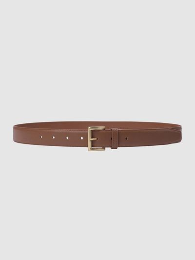 comgen Square Basic Full-grain Leather Belt (NAFU3-WAB020_530)