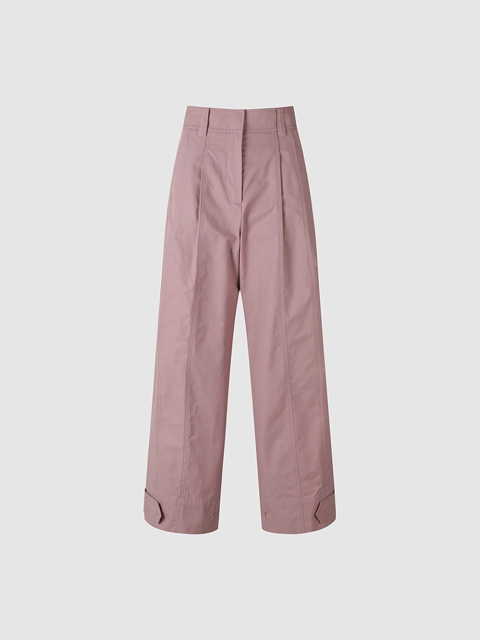 comgen tuck detail semi-wide pants NAEF7 - WPL220 220