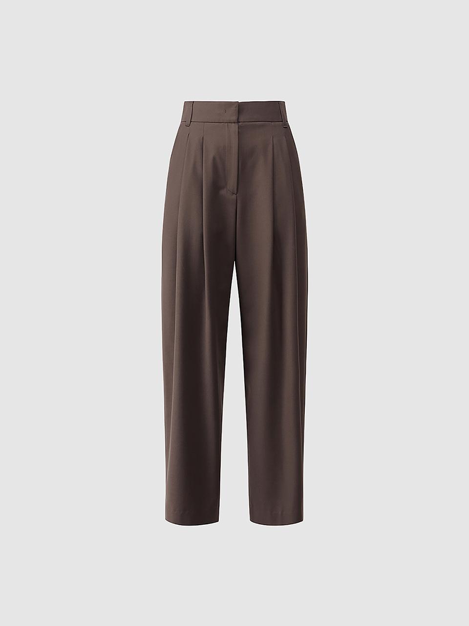 comgen Two-Tuck Wide Fit Tailored Pants NAES1-WPL040310