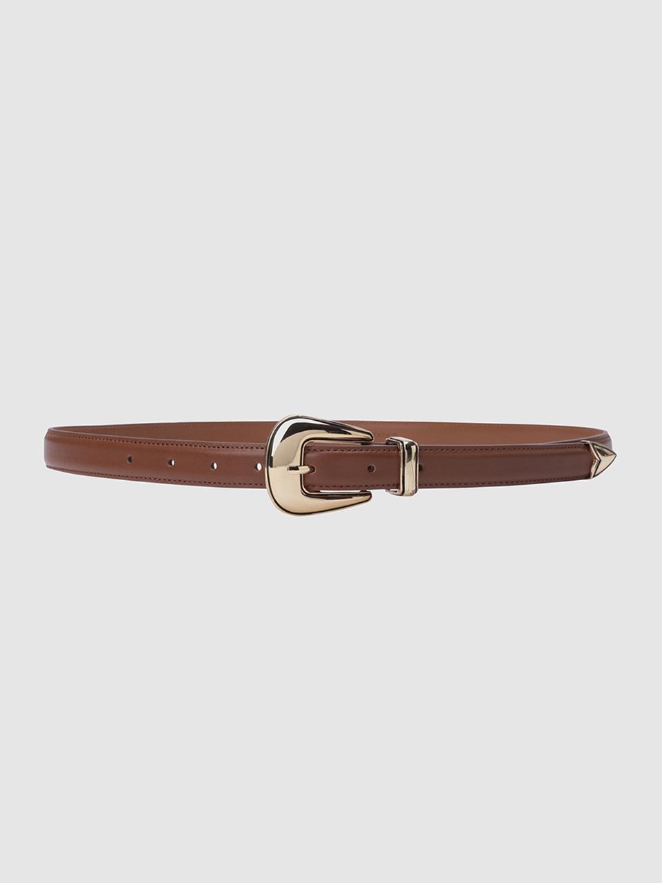 comgen Western Full-grain Tooled Leather Belt (NAFU3-WAB010_530)