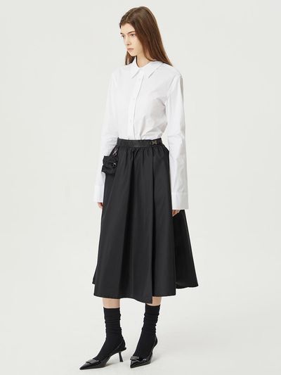 comgen Wide Cuff Long Sleeve Shirt NAES1-WRC010110