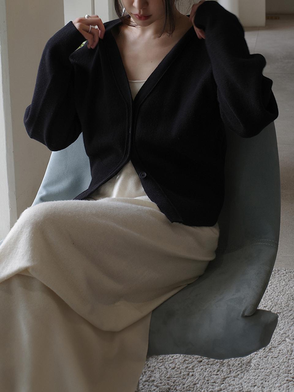 comgen Wool Blend V-Neck Cardigan  NAES1-WSC010_450